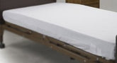 drive White Fitted Bed Sheet, 36 x 80 x 6 Inch